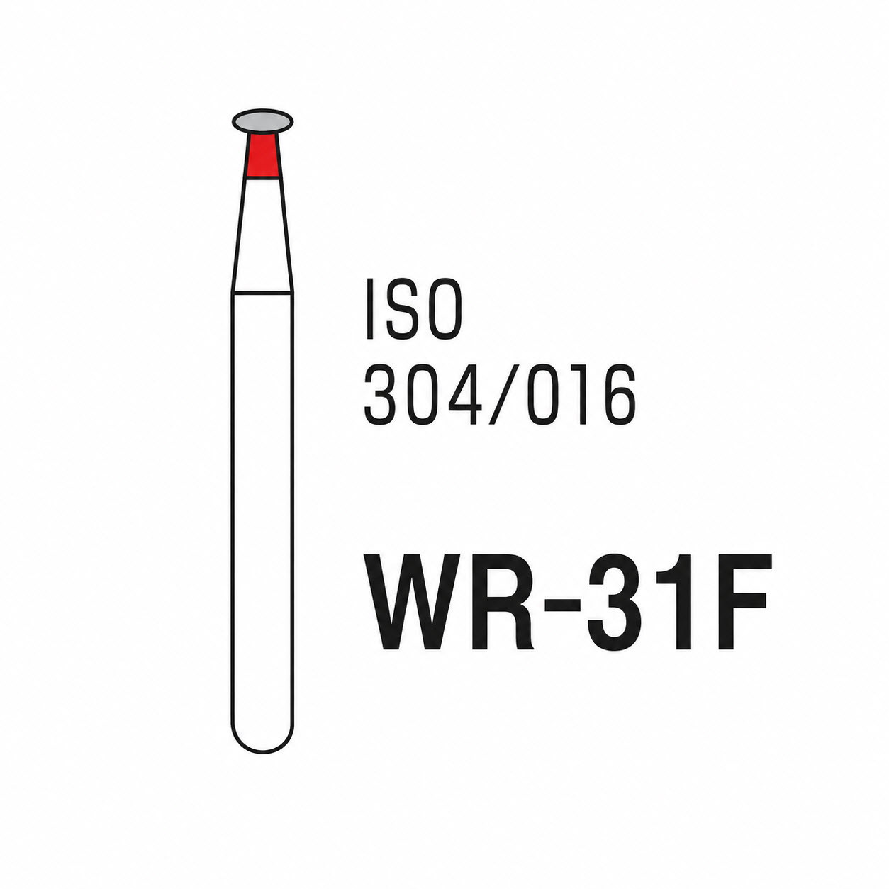 حافة مستديرة لعجلة WR-31F، خشونة ناعمة، 041/014