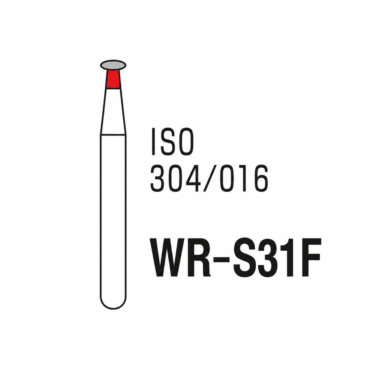 حافة مستديرة لعجلة WR-S31F، خشونة ناعمة، 041/014