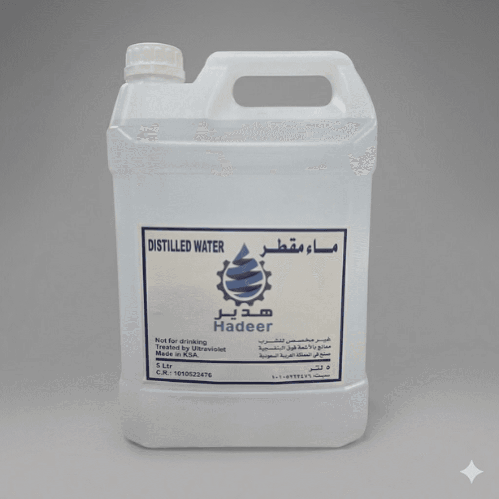 ماء مقطر جالون 5 لتر - هدير
