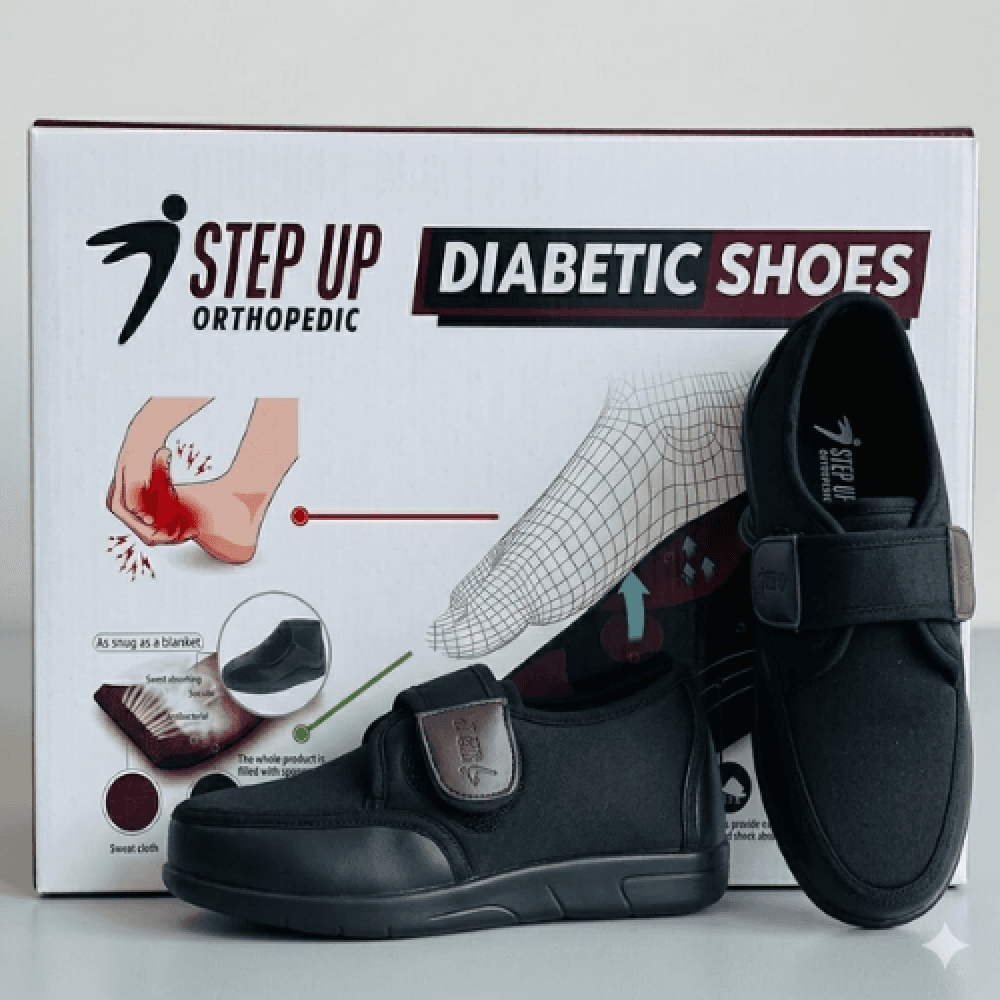 حذاء لمرضى السكر مغلق - step up