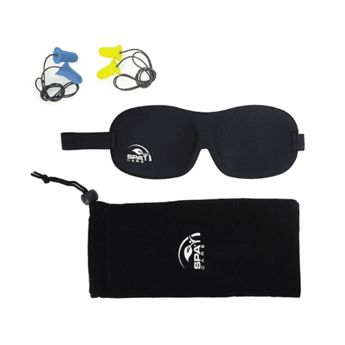 3D Sleep Eye Mask with Earplugs