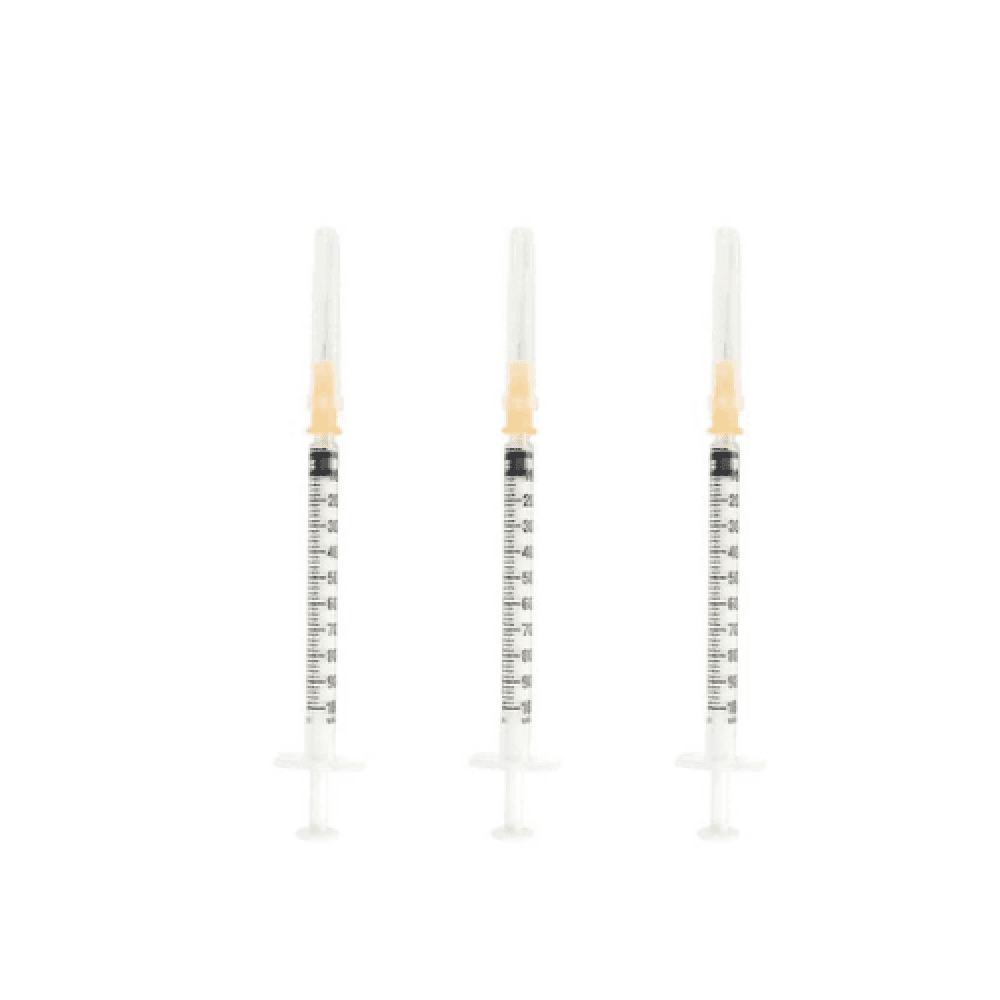 Sterile Syringes, 1ml, 100 Pieces