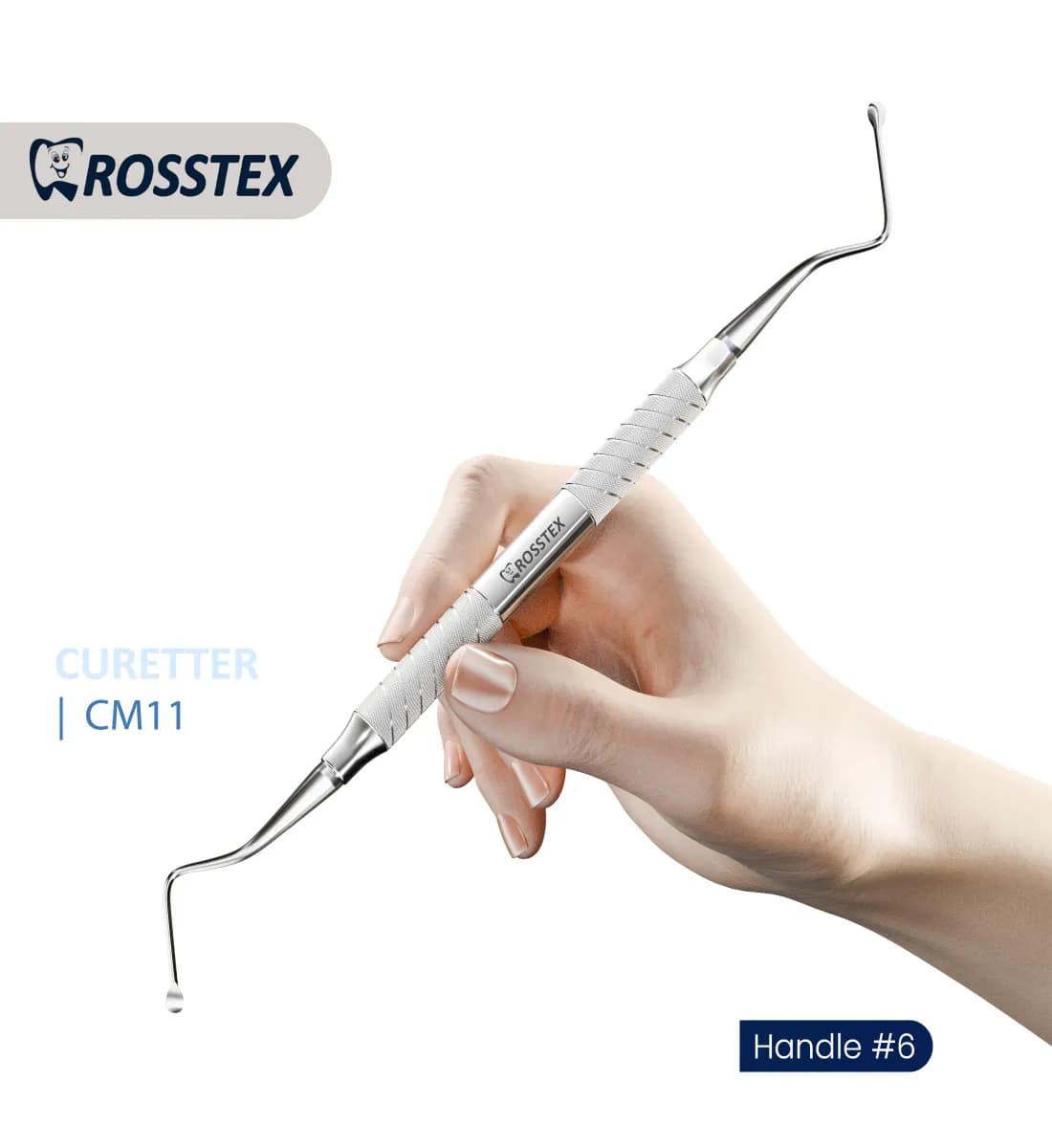 Dental Surgical Curette Miller 11, Handle No. 4