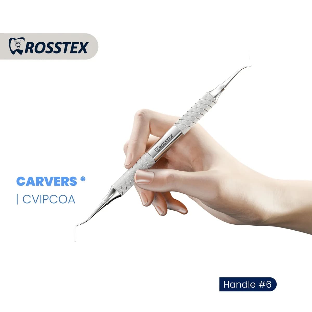 Dental Carver Interproximal, Off-Angle, Handle No. 6