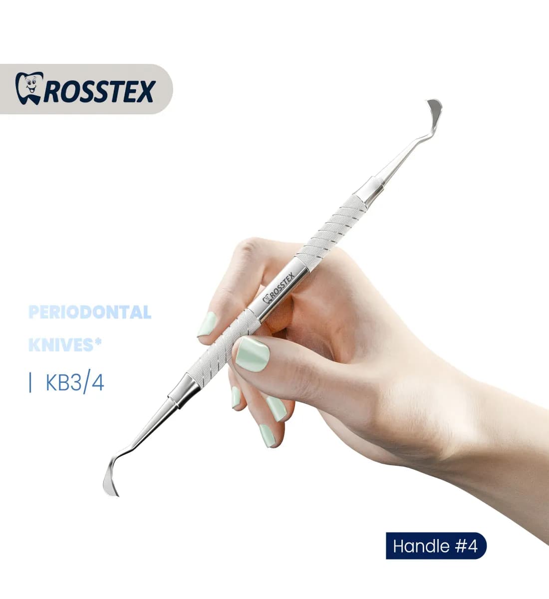 Periodontal Knife Buck 3/4, Handle No. 4