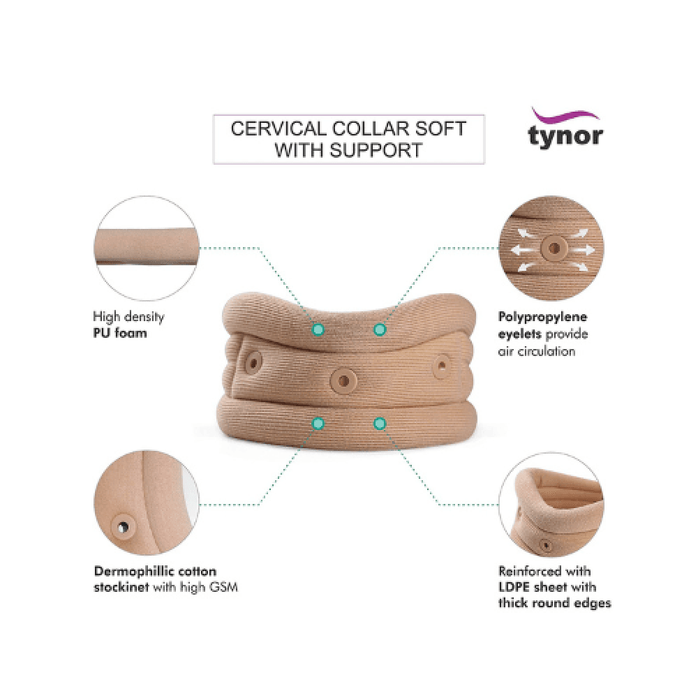 Soft Cervical Collar with Support B 02