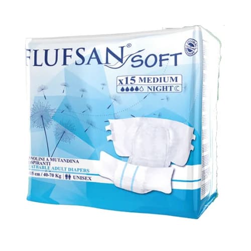 Flufsan Incontinence Briefs, Italian
