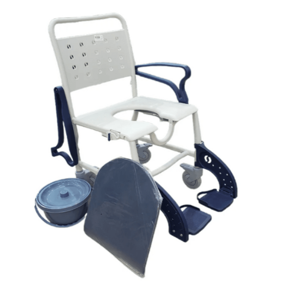 Commode and Shower Chair, Fiberglass