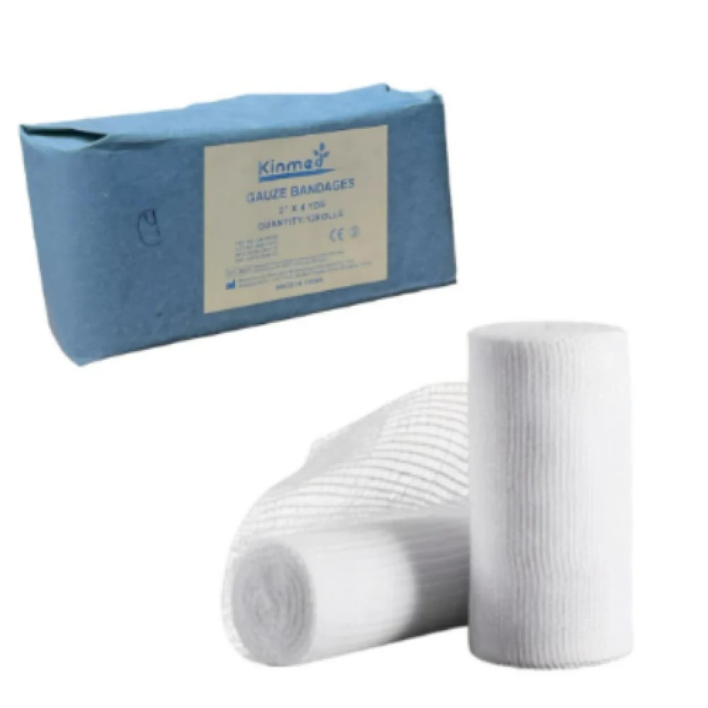 Medical Gauze Rolls, Pack of 12