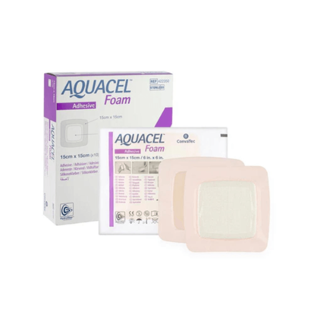 AQUACEL Foam Adhesive Dressing, 10*10 cm
