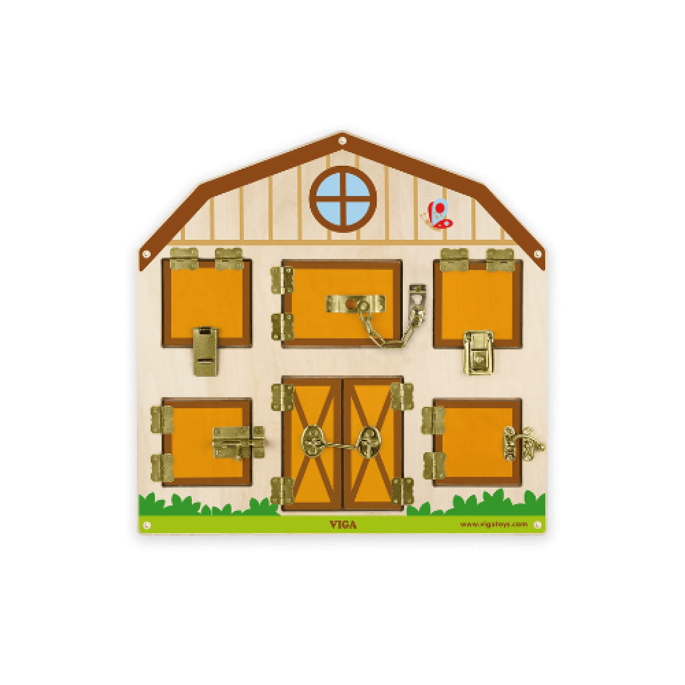 Lock Activity Board, Wall-Mounted