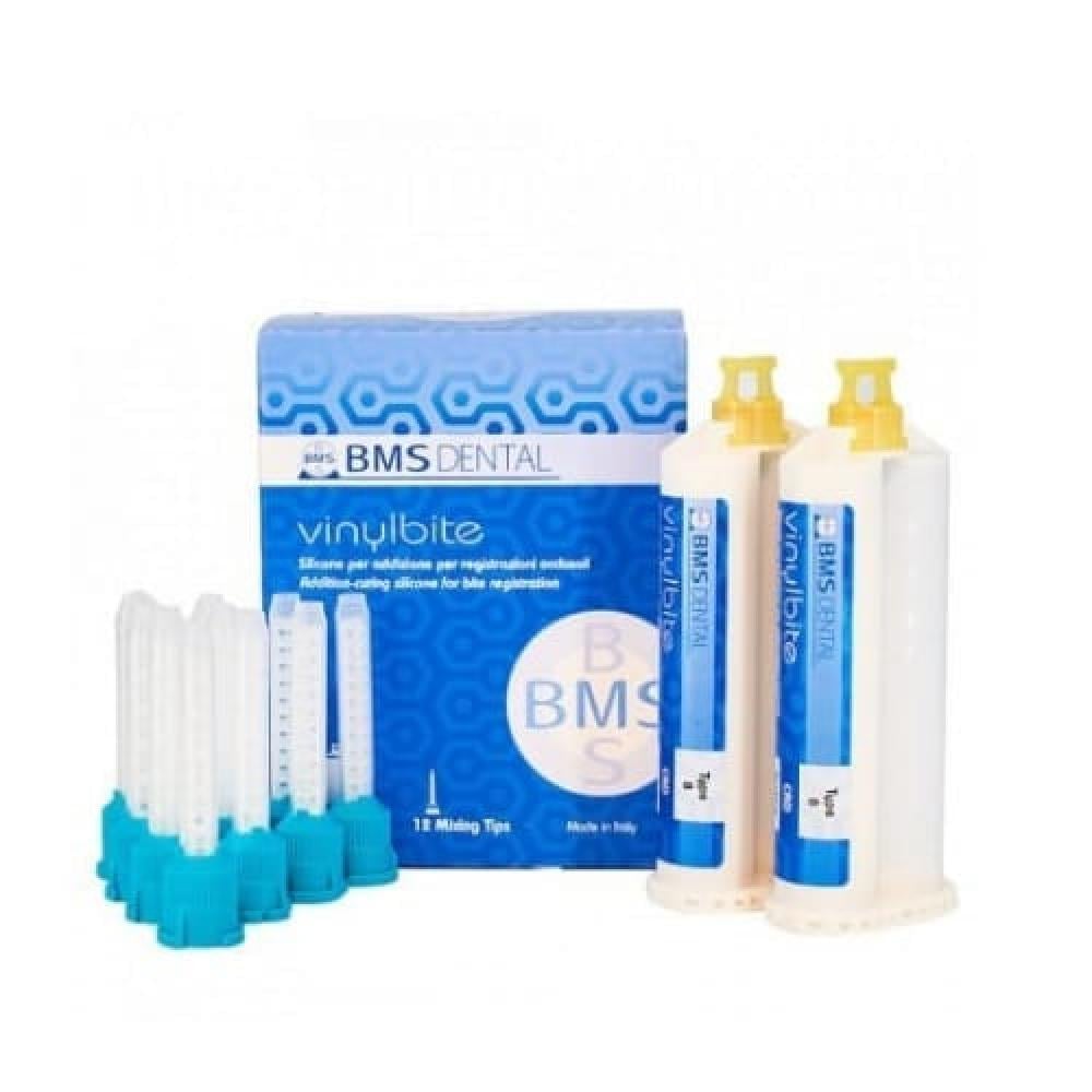 Vinylbite PVS Bite Registration Material, Vinyl Polysiloxane, 2 × 50ml
