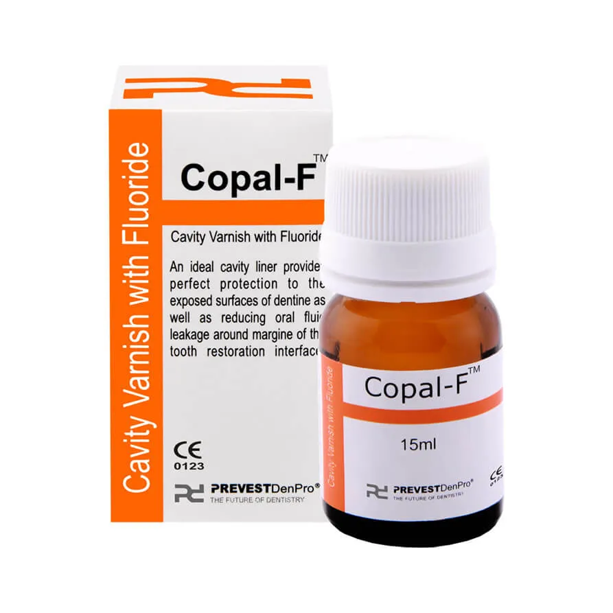 Copal-F، طلاء تجويف بالفلورايد