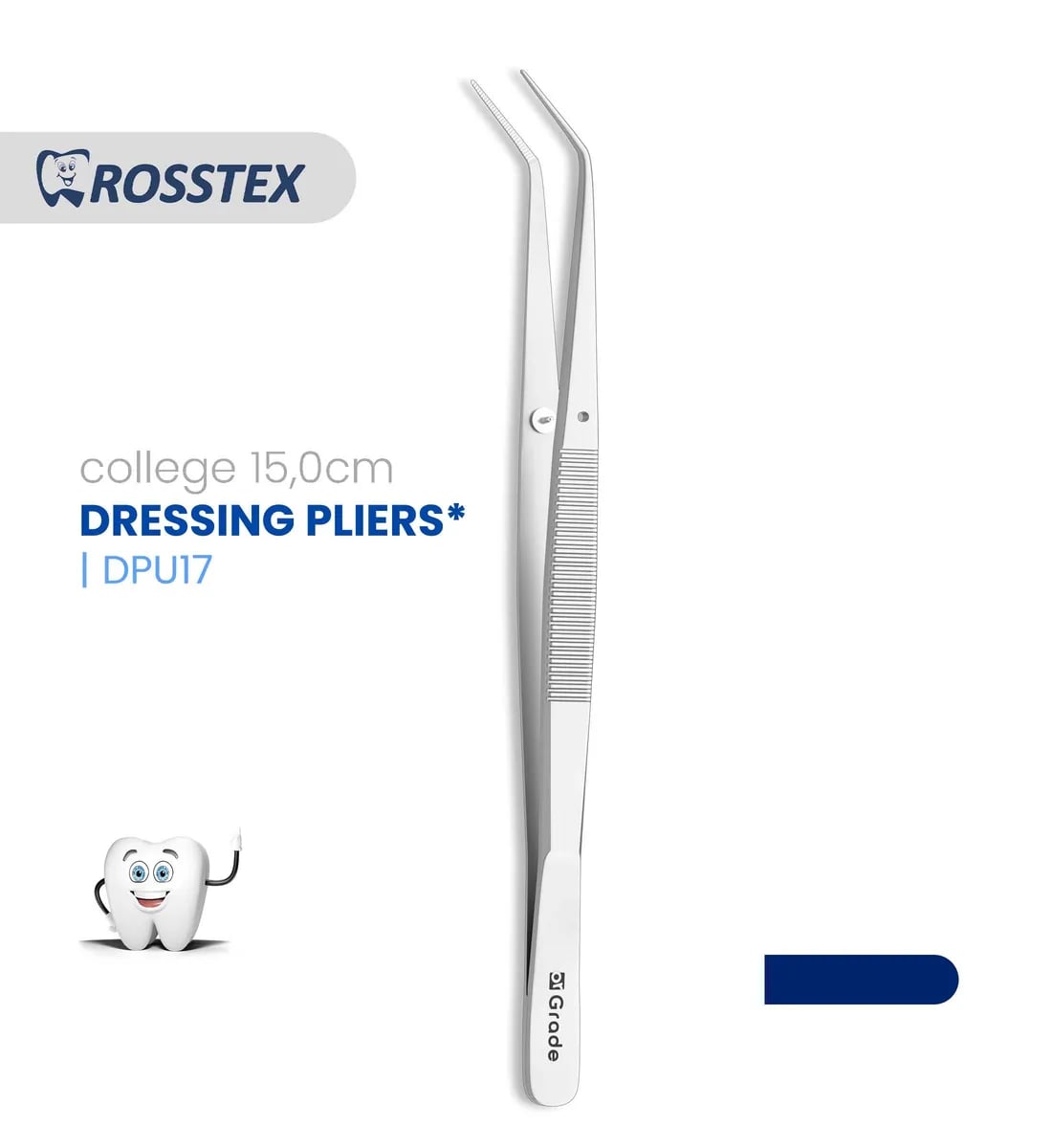 Dental Dressing Plier, College, 15.0 cm