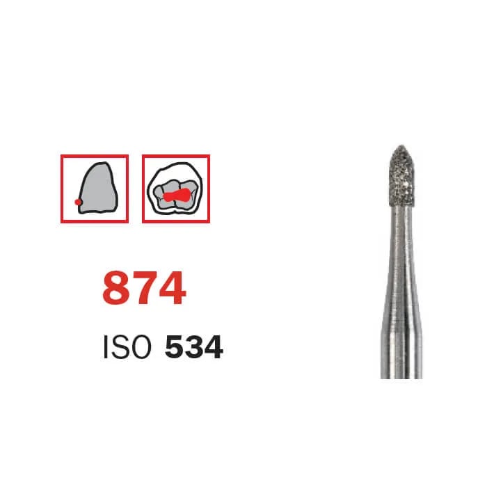 سنبلة حفر ألماس، FG 009، متوسطة، طوربيد ISO #534