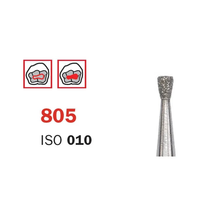 Diamond Bur, FG 010 Short, Medium, Inverted Cone ISO #010