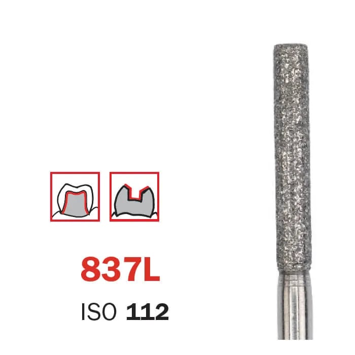 Diamond Bur, FG 016, Coarse, Cylinder ISO #112