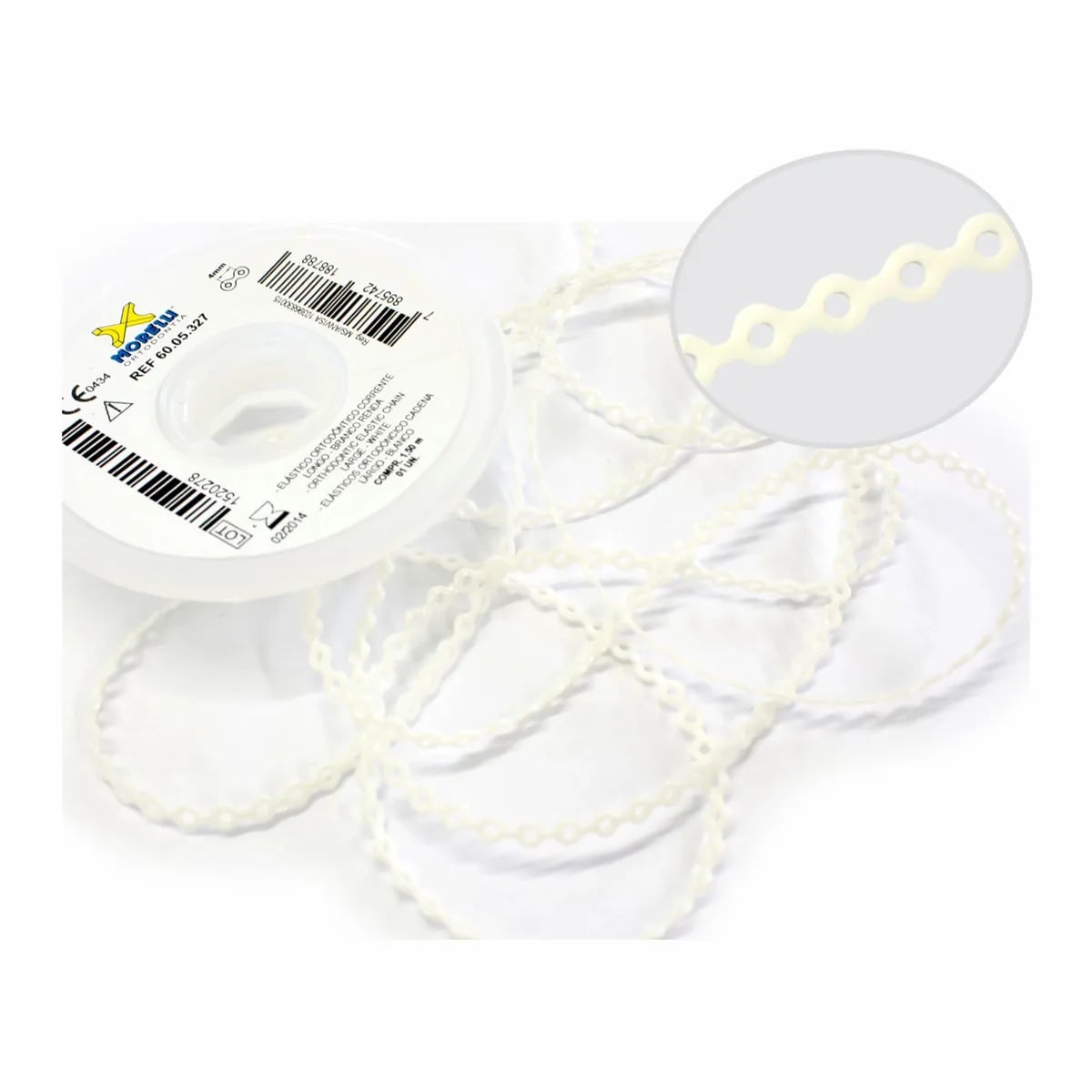 Elastic Chain Long, White