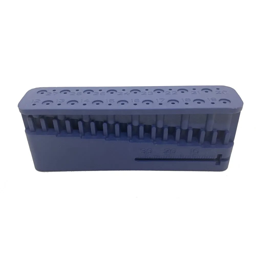 Endodontic Files Holder with Built-In Ruler, Autoclavable