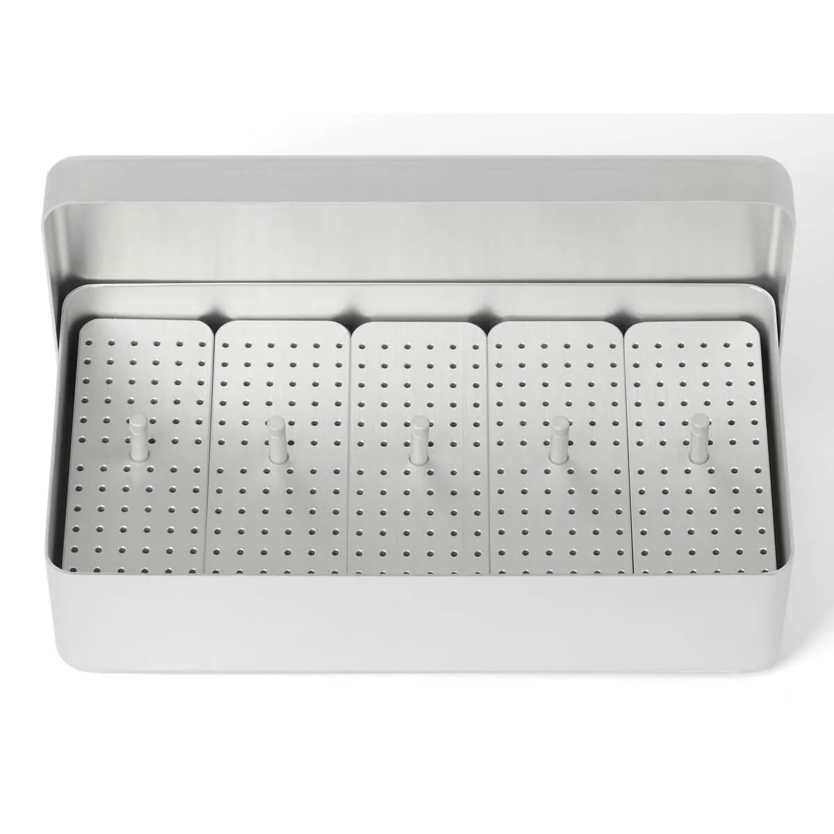 Endodontic Box Aluminum Large, Sliver