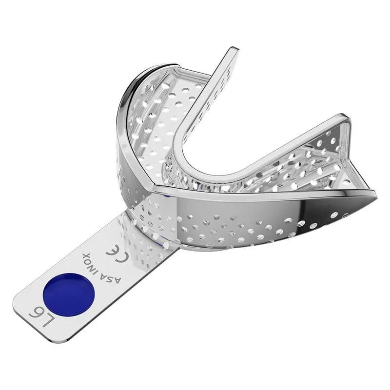 S.S. Perforated Impression Tray Perma-Lock Lower #6
