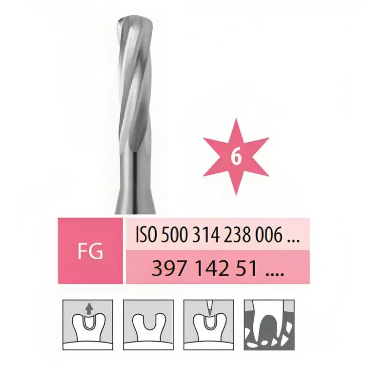 سنابل كربيد التنجستن FG 500.314.238.005.012 (US No.332L)