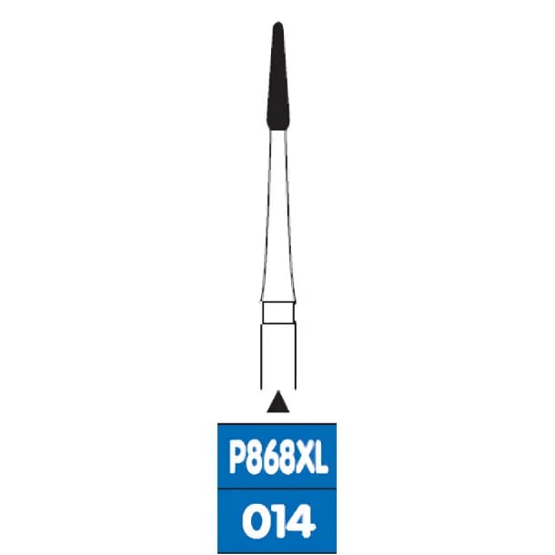سنابل حفر ألماسية لثوية RA، علامة عمق 868XL، حبيبات متوسطة، FG-014