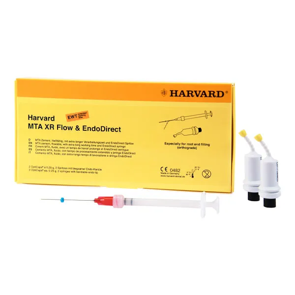Harvard MTA XR Flow EWT OptiCaps و EndoDirect Syringe