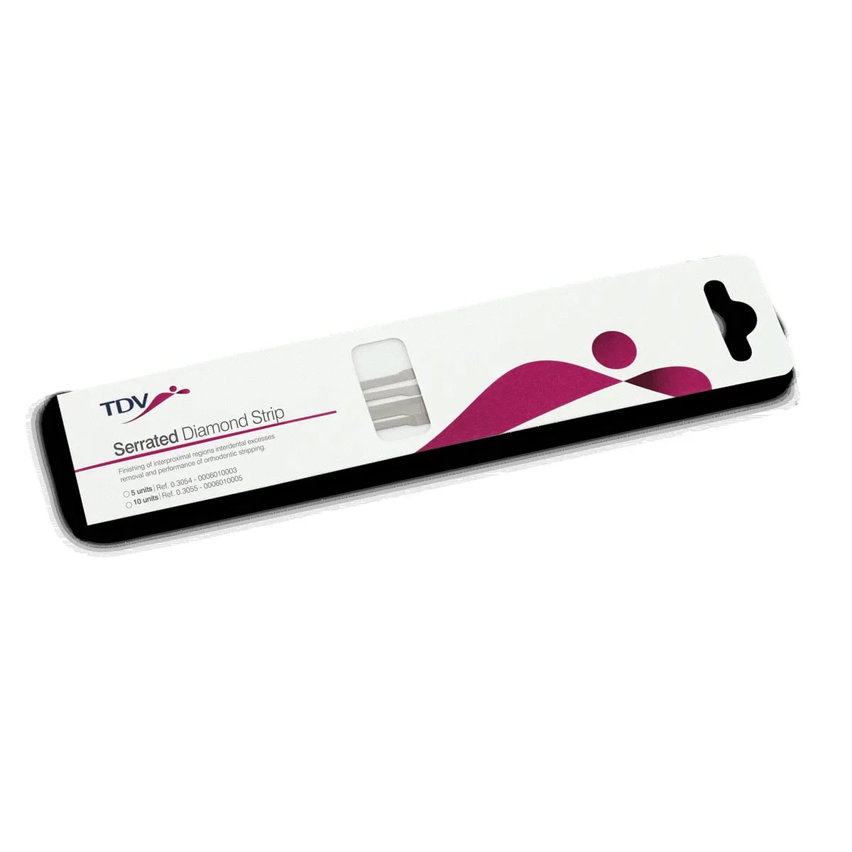 Serrated Diamond Strips, 150mm x 3mm x 0.05mm
