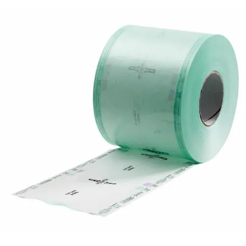 لفات تعقيم مسطحة، بكرة 150mm x 200m