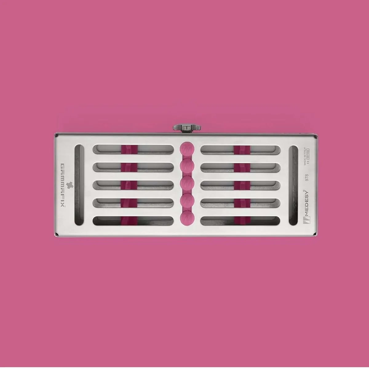 Inox Cassettes 5 Instruments, Pink