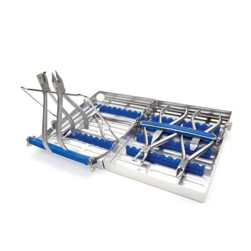 Double-Decker Large Orthodontic Cassette، أحمر