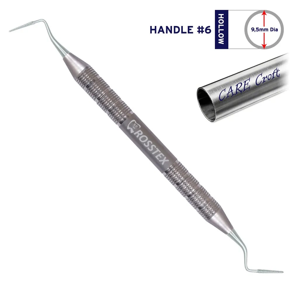 Dental File Sugarman 3S/4S, Handle No. 6
