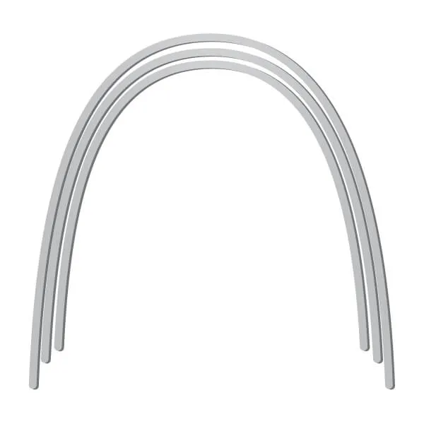 Copper NiTi Thermal Archwire, 014x025, Universal