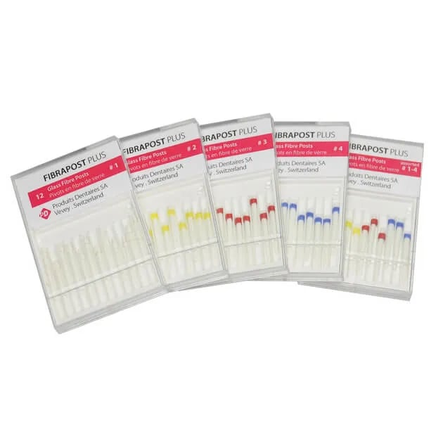 Fiberapost Plus DC, White, Assorted, Size No. (1-4)
