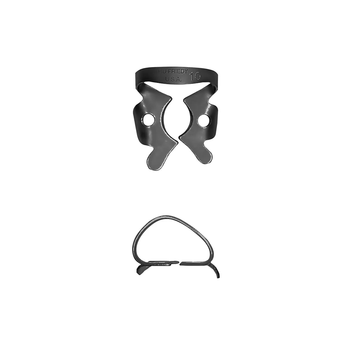 Rubber Dam Clamp #10, Right Molar, BlackLine