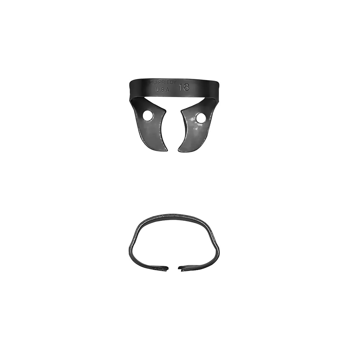 Rubber Dam Clamp #18, Molar, BlackLine