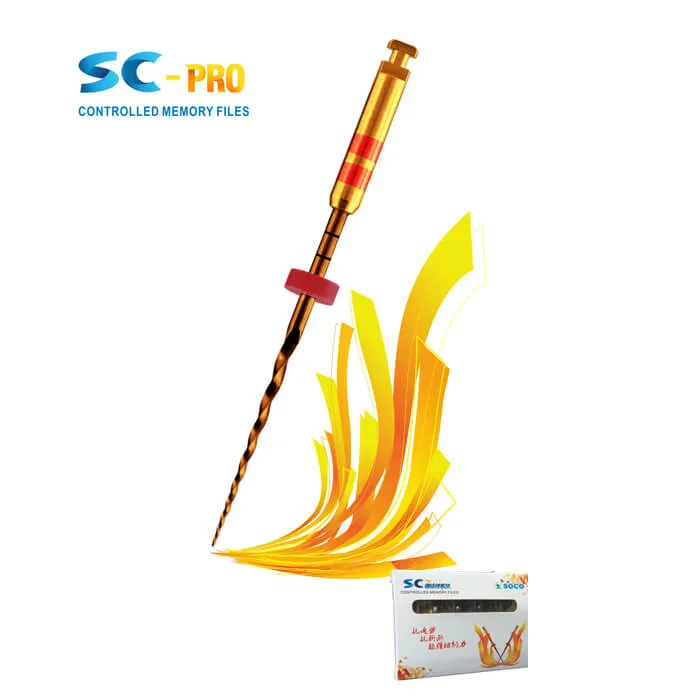 SC-PRO مبارد دوارة لقنوات الجذر، تناقص/حجم متنوع، 31mm