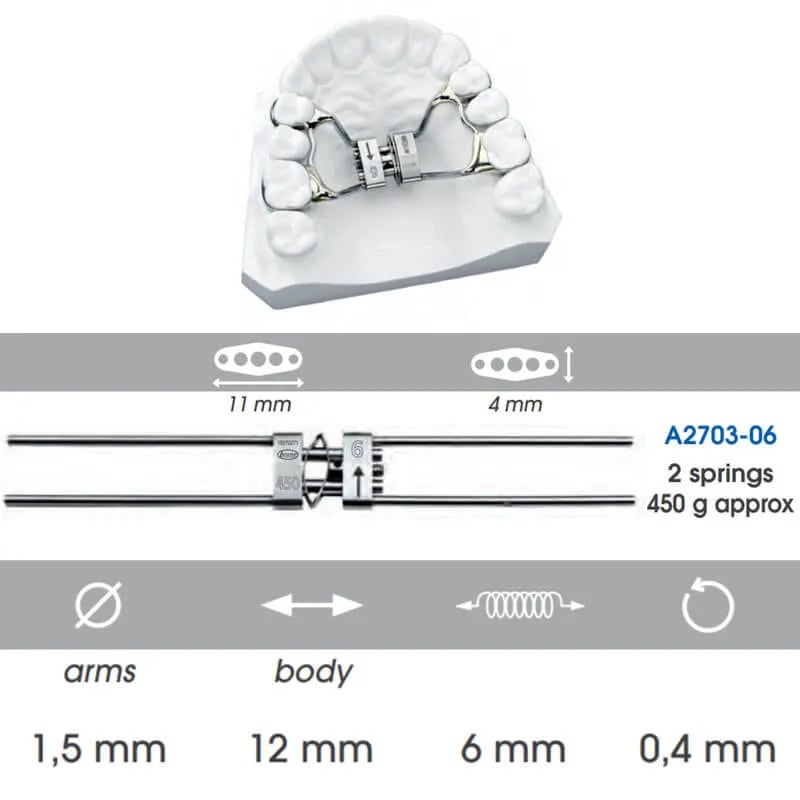 Memoria Spring Leaf Activated Expander, 6mm, 450g