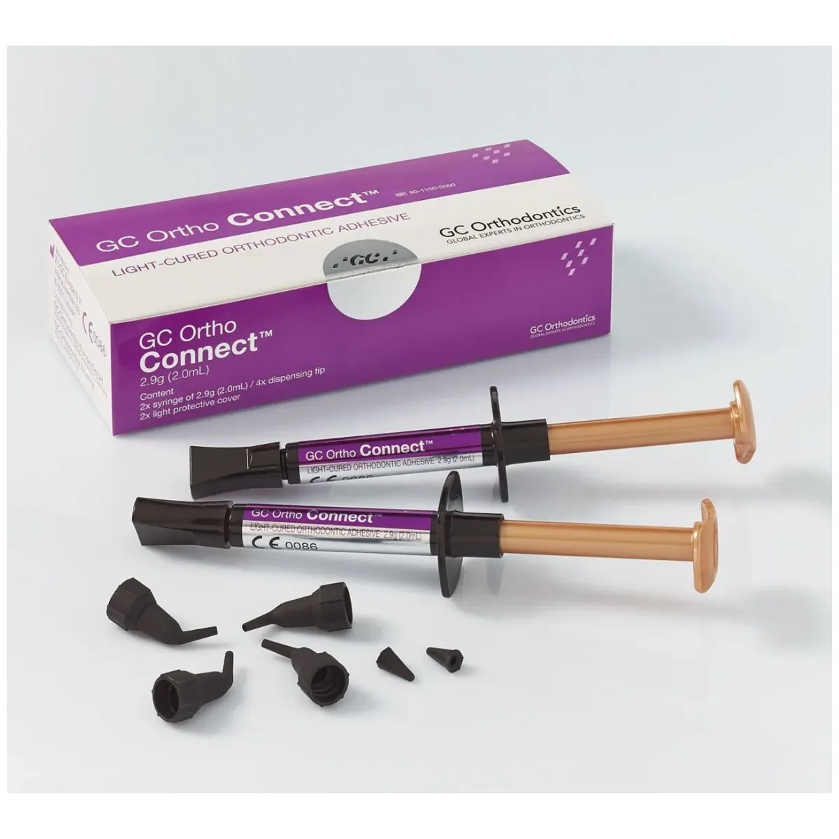GC Ortho Connect, LC Adhesive Kit with Integrated Primer, 2.9g Syringe, PK/2