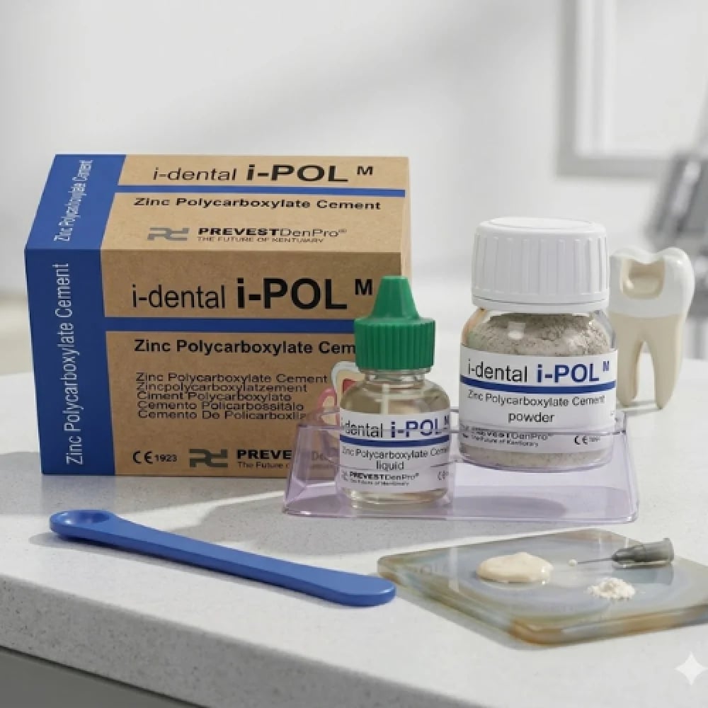 I-PoL Zinc Polycarboxylate Cement, 50g Powder, 25ml Liquid