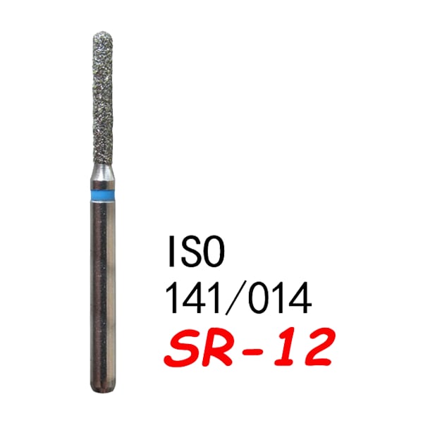 Shoulder Straight Round End Cylinder SR-12, Standard Grit, 141/014
