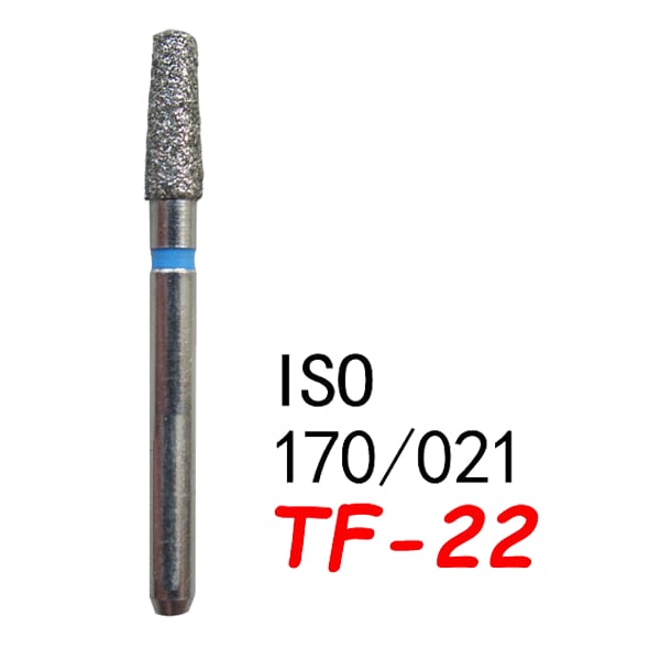 تيبر مستقيم نهاية مسطحة TF-22، قياسية، 170/021