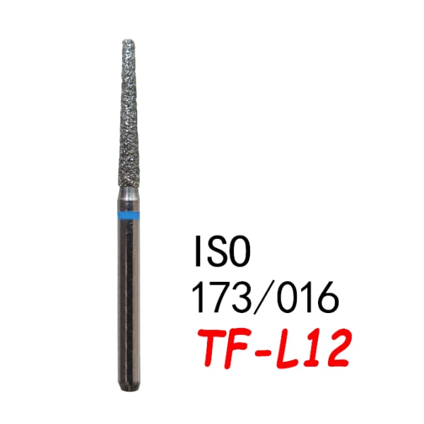 تيبر مستقيم نهاية مسطحة ساق طويلة TF-L12 خشونة قياسية 173/016
