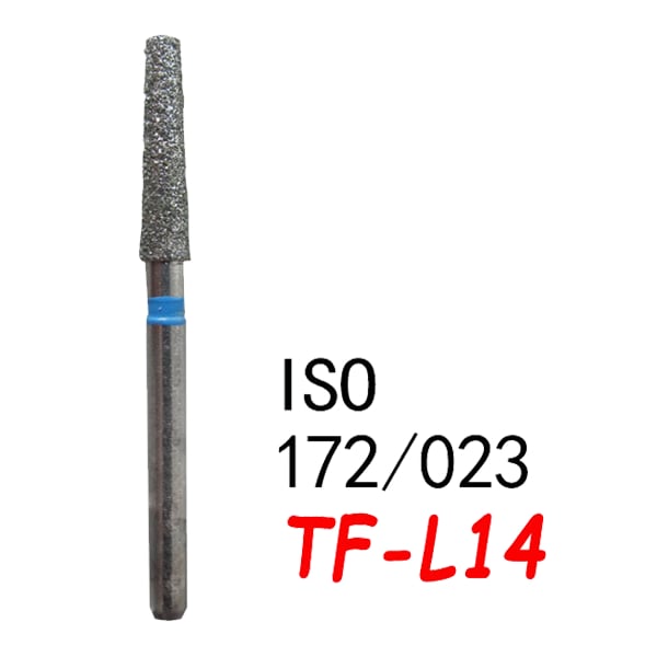 تيبر مستقيم نهاية مسطحة ساق طويلة TF-L14 خشونة قياسية 172/023