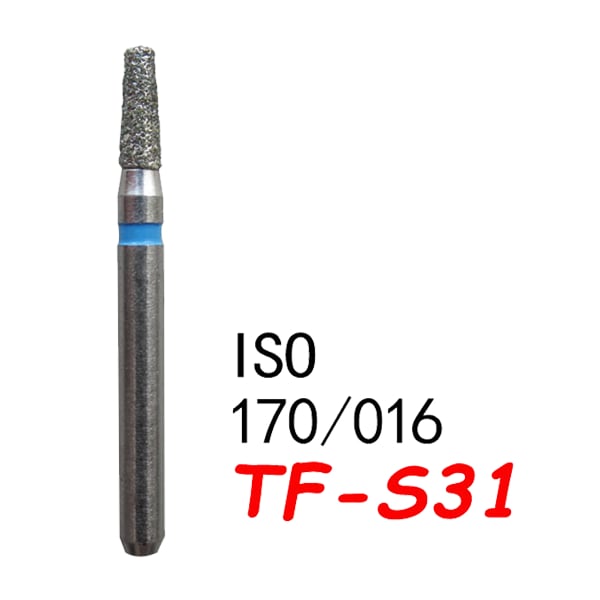 تيبر مستقيم نهاية مسطحة قصيرة جدا TF-S31 خشونة قياسية 170/016