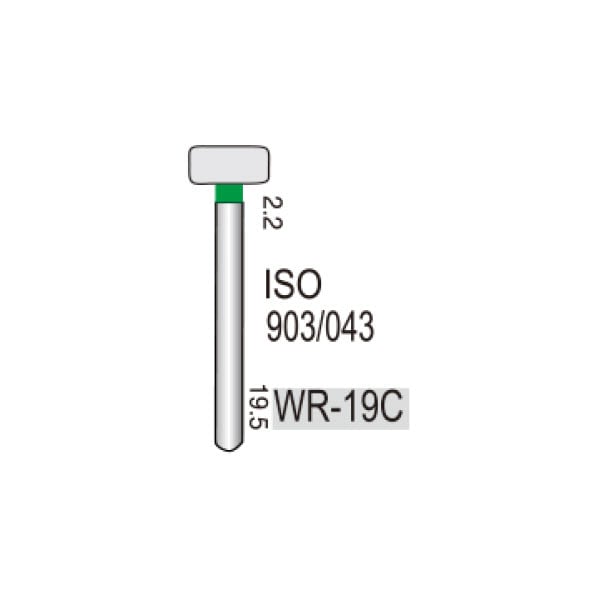 Wheel Rounded Edge WR-19C, Coarse Grit, 068/045