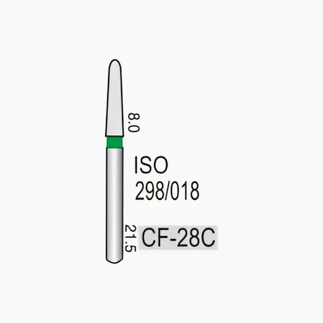 Chamfur Torpedo (Gingival Curettage) CF-28C, Coarse Grit, 298/018