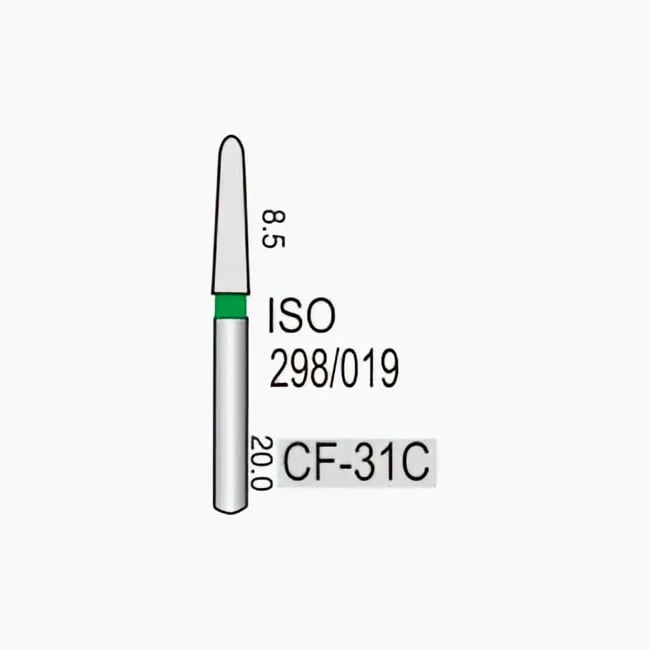 Chamfur Torpedo (Gingival Curettage) CF-31C, Coarse Grit, 298/020